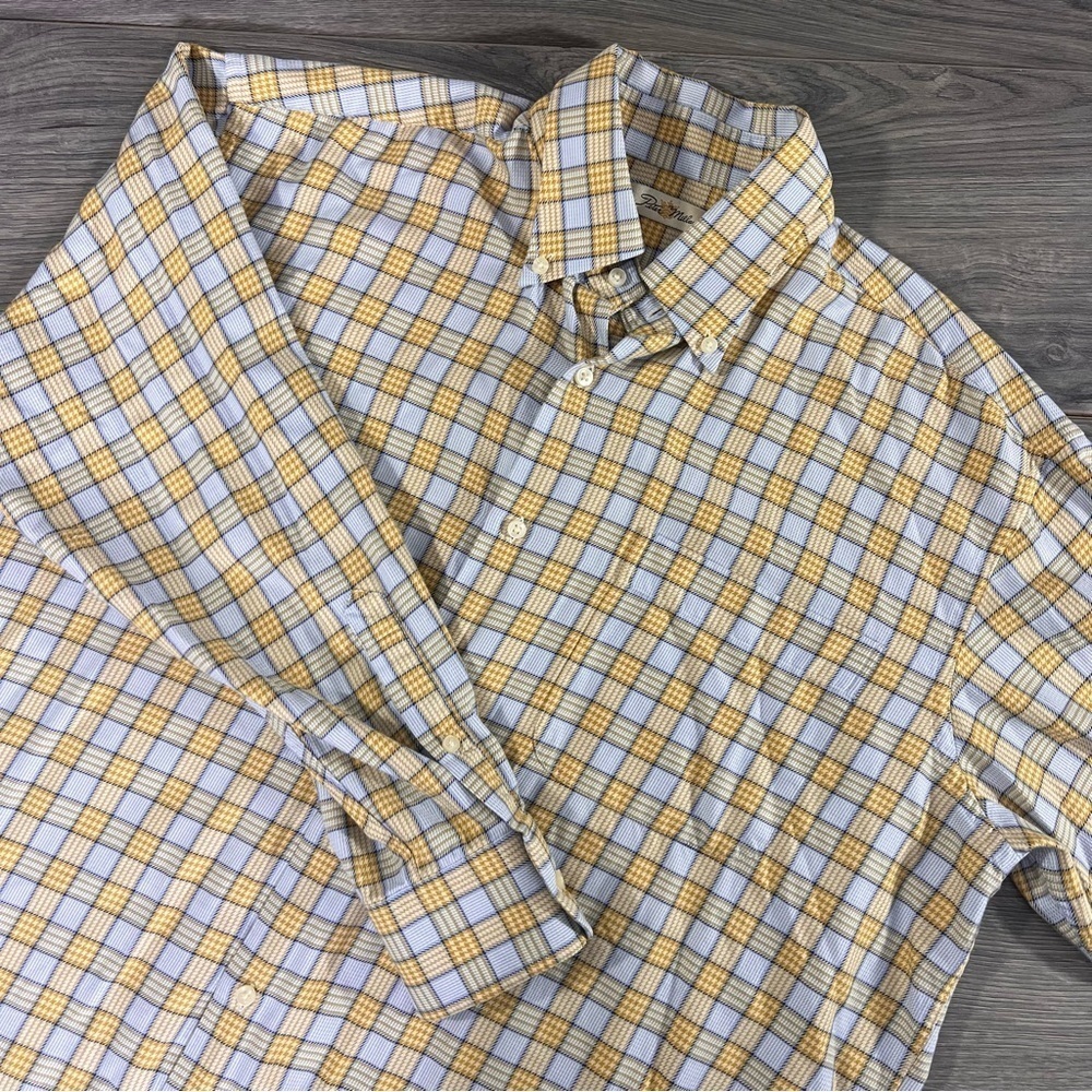 Peter Millar Casual Button Long Sleeve Shirt Size Large